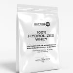 100% hydrolized whey produkt pluhur 1kg shije cokollate me lajthi