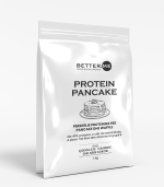 Produkti protein pancake shije cokollate e bardhe arre kokosi