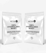 100% hydrolized whey 2produktet pluhur 1kg shije banane